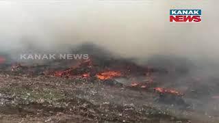 Fire Breaks Out Again At Brahmapuram Waste Plant In Keralas Kochi