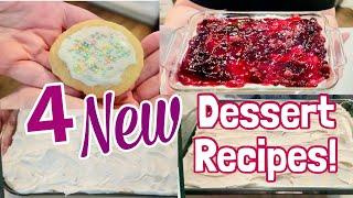 4 NEW DESSERT RECIPES FOR SPRING & SUMMER