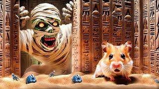 ️ Hamster in the Egyptian Pyramid Maze Ep 2  Hamster Go