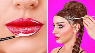 AMAZING MAKEUP TRANSFORMATION  Fantastic Doll SFX Makeup Tutorial Removal Makeup Hacks by 123 GO