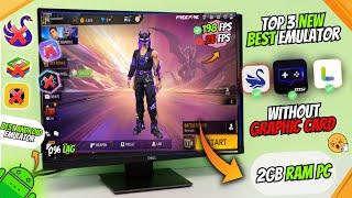 Top 3 New Emulators For Low End PC Free Fire  Best Android Emulator For PC 2024