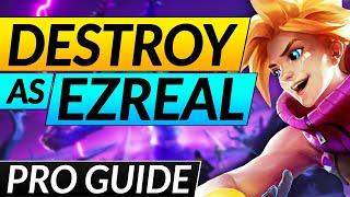 ULTIMATE EZREAL GUIDE for Season 11 - INSANE Tricks Combos and Builds - LoL Champion Tips