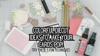 Unlock your card-making potential with colorful diecuts