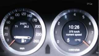 Worlds Fastest Volvo S60 acceleration 100-383 kmh +800ps AWD