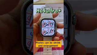 SMARTWATCH H14 ULTRA+ PLUS COM ÁLBUM DE FOTS E-BOOK E JOGOS #shorts