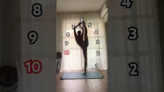 Flexibility challenge  over middle split  Lera the gymnast #flexibility #challenge #oversplit