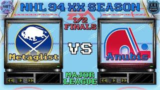 NST. NHL 94 ONLINE. SEASON 20. Stanley Cup Playoffs. 12 Finals. Metaglist BUF vs. Anubis QUE