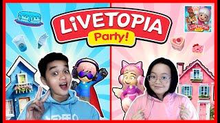 ATUN & MOMON BANGUN RUMAH & MENJELAJAH DUNIA LIVETOPIA PARTY  【Livetopia Party】