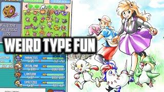 Pokemon Weird Type Fun - GBA ROM Hack has 18 all new types and a completely reimagined pokédex