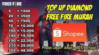 Cara Top Up Free Fire Murah Di Shopee