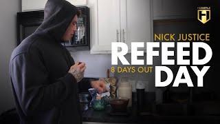 Refeed Day 855g Carbs with NPC Competitor Nick Justice  8 Days Out  HOSSTILE