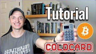 Coldcard Hardware Wallet Tutorial - Secure Send & Receive Bitcoin