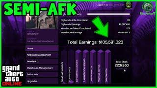 GTA Online - How To Fill Up Your Nightclub AFK Best Way To Make Money