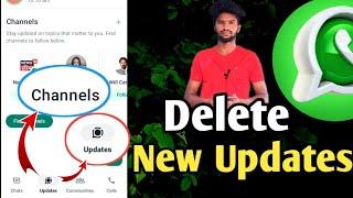 Whatsapp Updates New Feature Remove  Delete Whatsapp Channel Update Tamil  TAMIL REK