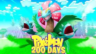 I SPENT 200 DAYS IN FUSION PIXELMON Minecraft Pokemon