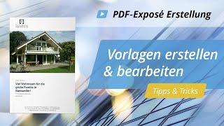 PDF Exposé Basics – Vorlagen erstellen & bearbeiten  onOffice Software