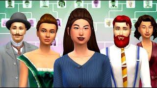 I tried to make the largest family tree possible in the Sims 4