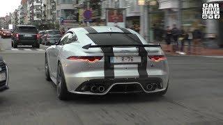 Jaguar F-type SVR With Titanium Exhaust By Heinz Performance  REVS Accelerations and Walkaround