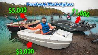 $1000 vs $5000 Facebook Marketplace Jet Jon Boat Challenge ft. FishingWithNorm