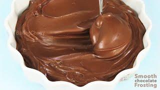 Smooth and Delicious Chocolate Frosting  Quick and Easy Recipe - Baking Cherry