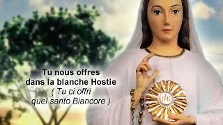 Chant Ô Vierge de lEucharistie Inno alla Vergine dellEucaristia par les Messagères de N-D