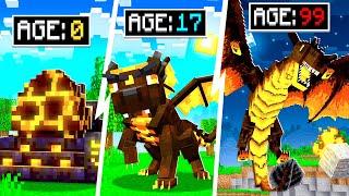 Evolving BABY DRAGON to GOD DRAGON in MINECRAFT