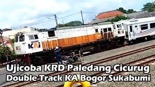 Ujicoba KRD Paledang Cicurug - Double Track KA Bogor Sukabumi