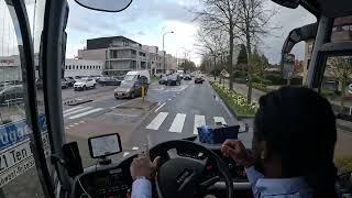 POV Bus Driving Belgium - Man Lions Coach Euro 6 - 4K