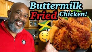 How to make Buttermilk Fried Chicken with Festival  Deddys Kitchen