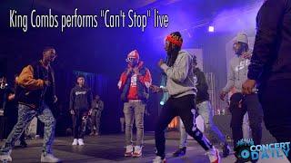 King Combs learns the Park Heights Strut and performs Cant Stop live 2023 CIAA Fan Fest