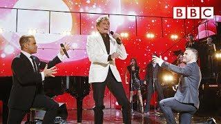 Could It Be Magic - Gary Barlow Robbie Williams and Barry Manilow  Children In Need Rocks - BBC