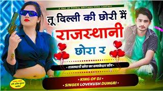Rajashthani Meena Geet  तू दिल्ली की छोरी मैं राजस्थानी छोरा र  Singer Lovekush Dungri  2024