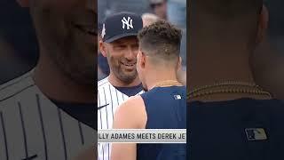 Willy Adames did not let the moment pass to meet his idol Derek Jeter 