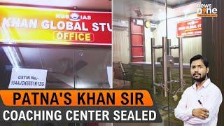 Breaking Patnas Khan Sir Coaching Center Closed  Khan Global Studies  News9