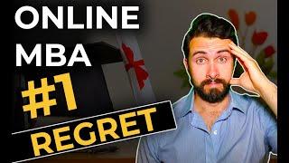 My BIGGEST Regret About My ONLINE MBA Degree Program...