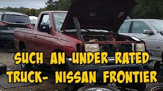 Junkyard Adventures. The 2000 Nissan Frontier XE. Great in 4 cylinder versions