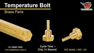 Temperature Bolt  RealTech CNC Machine VD-194