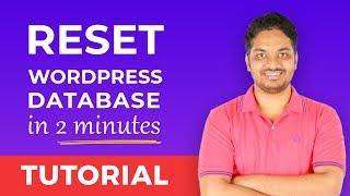 How to Reset WordPress Database