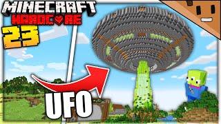 I Built an Alien UFO in Minecraft Hardcore #23