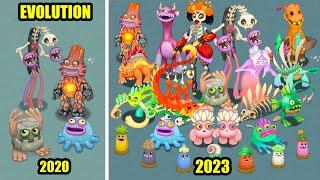 Bone Island Evolution - All Sounds and Animations  My Singing Monsters