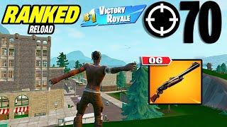 70 Elimination Solo Vs Squads Ranked RELOAD Gameplay Wins Fortnite PS4 Controller On PC