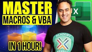 Master Excel MACROS & VBA in ONLY 1 HOUR