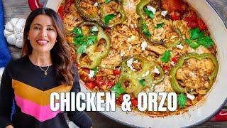 Easy One-pot Chicken and Orzo  The Mediterranean Dish