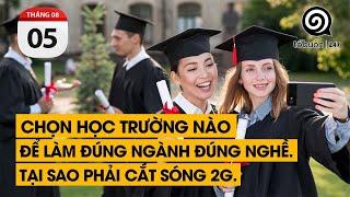 Chọn học trường nào để làm đúng ngành đúng nghề. Tại sao phải cắt sóng 2G.