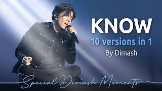  SPECIAL DIMASH MOMENTS • “KNOW Ascolta la voce” • 10 versions in 1