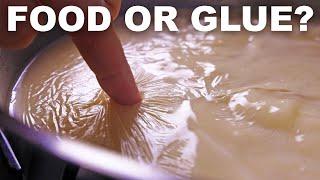 Why its called gluten glutamate gelatin gelato etc