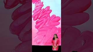 Calm Your Nerves With Cool Colours  Abstract Painting #shorts #shortsvideo #youtubeshorts