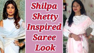 Shilpa Shetty inspired Saree look 2 Ideas Saree Draping