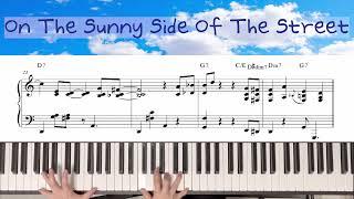 On the sunny side of the street  Jazz piano sheet music 재즈 피아노 악보 Piano Cover 피아노 커버