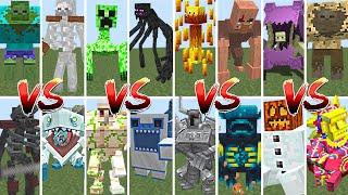 ALL MOBS TOURNAMENT  Minecraft Mob Battle